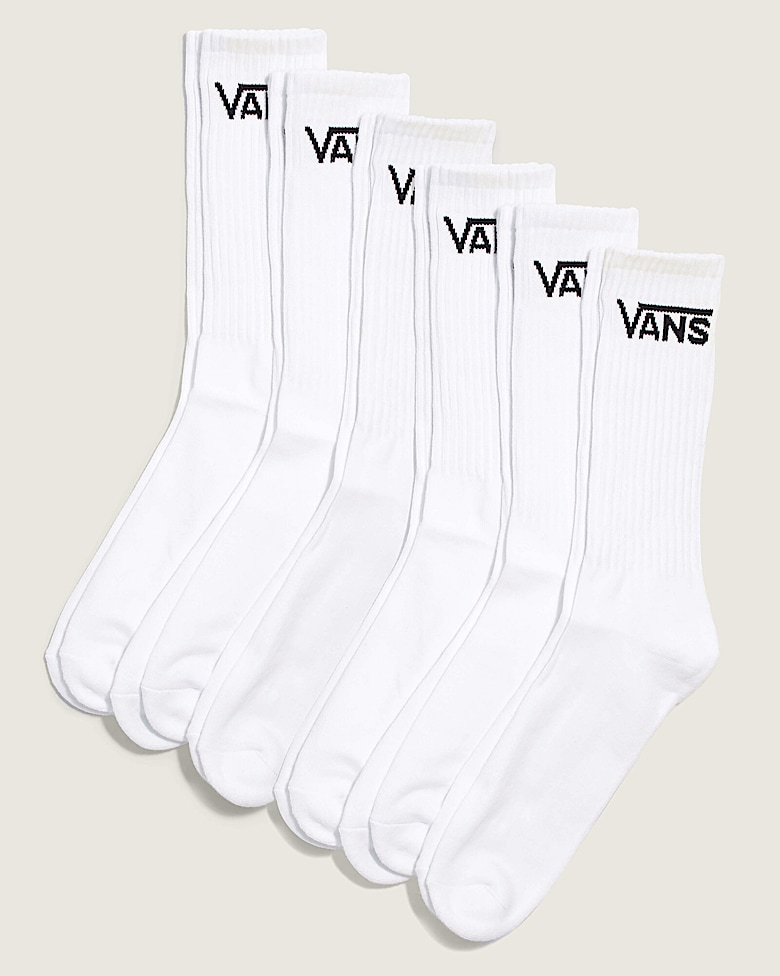 Skate Thorn Crew Socks in Black / Rain Forest Green | Vans