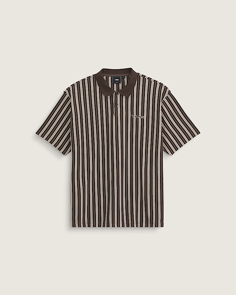 Cameron Stripe Shirt in Walnut Brown | Vans