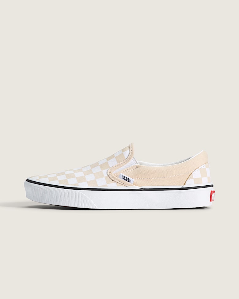 Classic Slip-On Platform Checkerboard Shoe