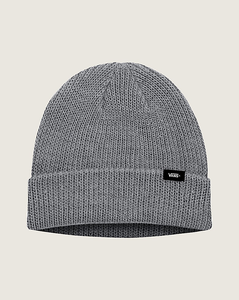 Core Basic Cuff Beanie in Grey Olive Green | Vans