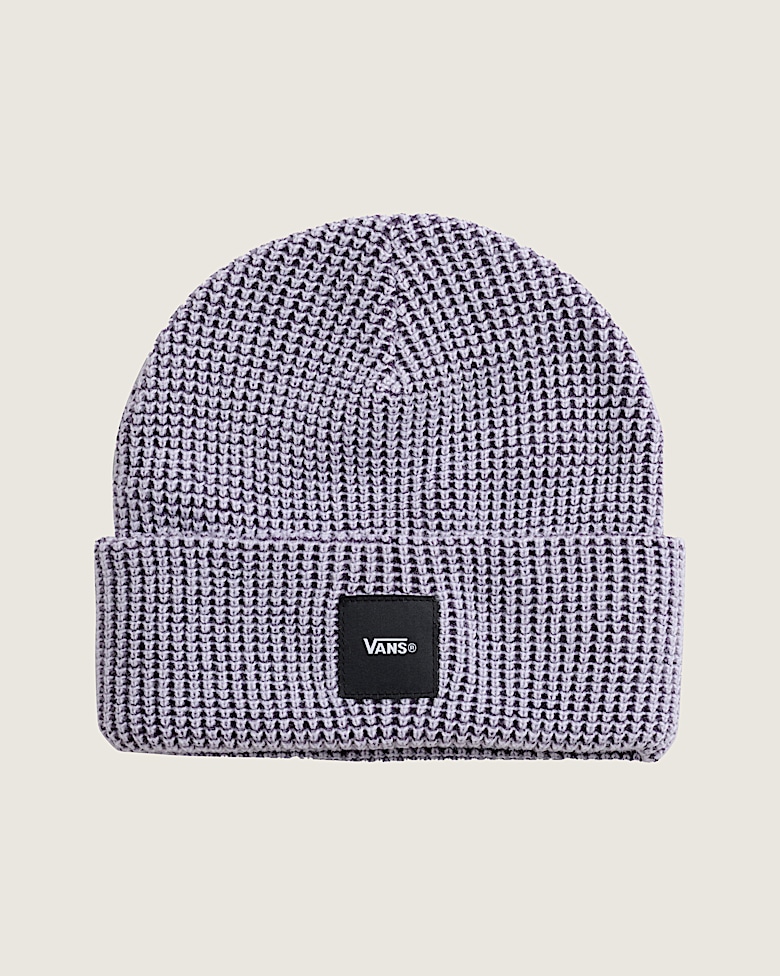 Hex Patch Cuff Beanie in Warm Taupe Beige | Vans