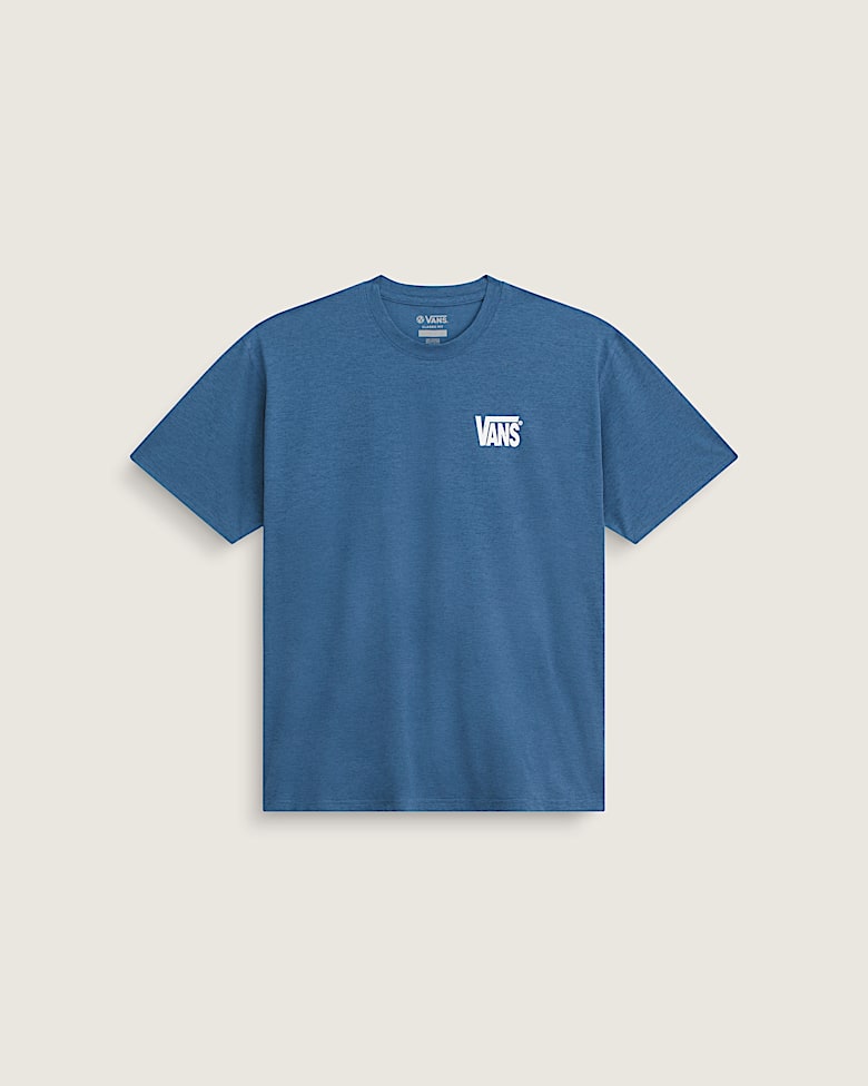Left Chest Logo T-Shirt in Navy Blue | Vans