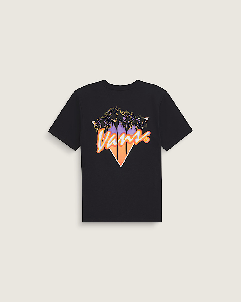 Kids Stretch Logo T-Shirt in Black | Vans