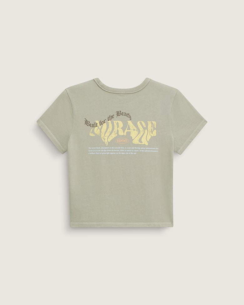 Summer Daze Palm T-Shirt in Soft Sage Green | Vans