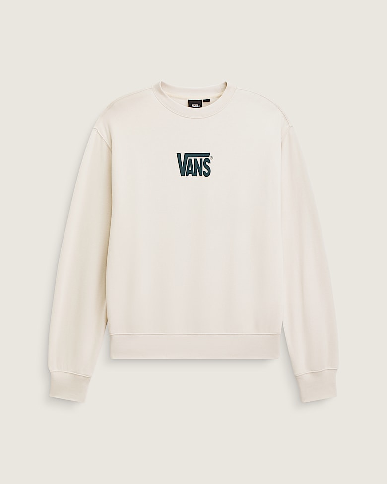 Stretch Logo Crew Sweatshirt en Glacial Slate Blue | Vans CA