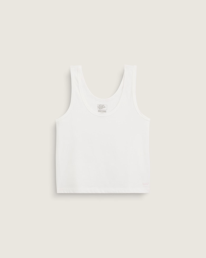 Niki Fitted Cami Tank Top in Blanc De Blanc White | Vans