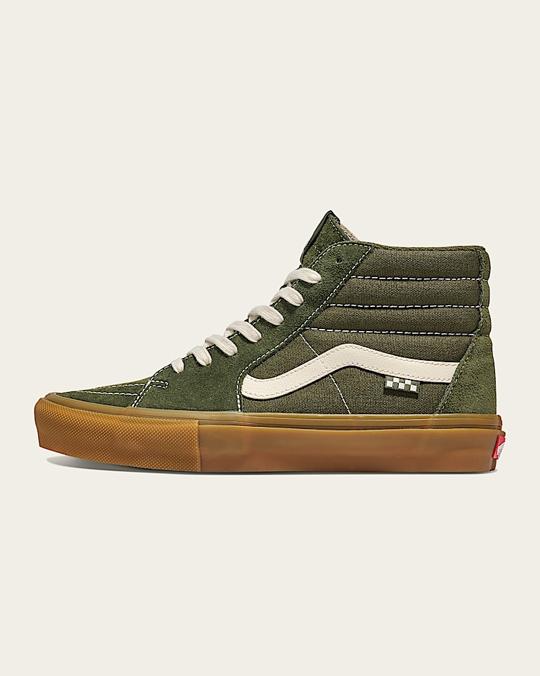 BMX Sk8-Hi Shoe in Dark Forest Green | Vans
