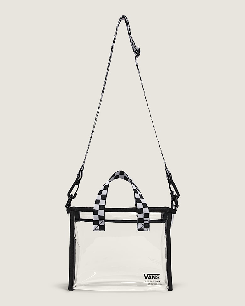 VANS☆Lil Pergs Tote ホワイト/チェック Lil Pergs Tote Bag in White| Vans UK