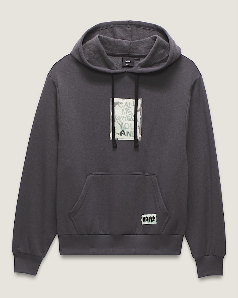 男性に人気！ Hoodie Zip Full Oversized Everyday in Vans | Black Washed トップス