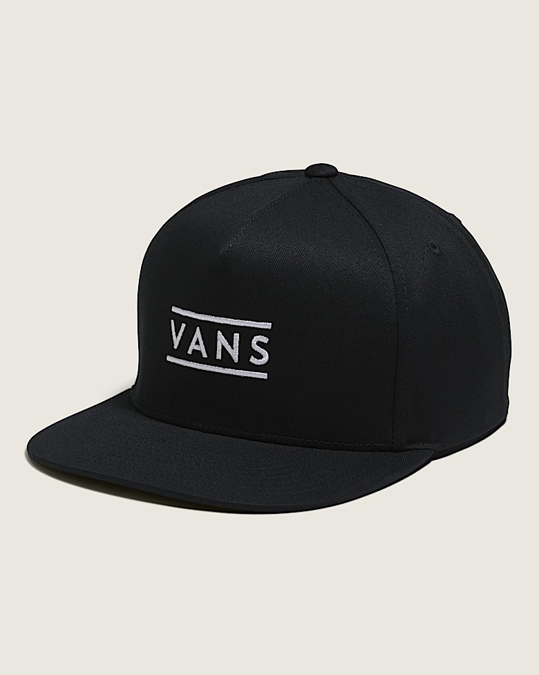 Half Box Curved Bill Jockey Hat in Black | Vans