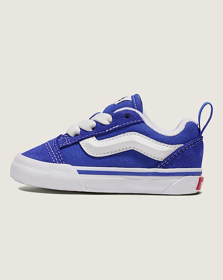 Little Kids Old Skool Checkerboard Shoe in Checkerboard Blue