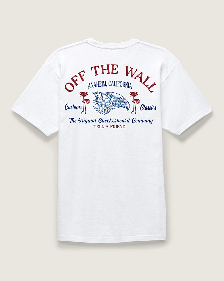 国内配送 VANS MENS VANS LOGO BIG TEE WHITE Vans 