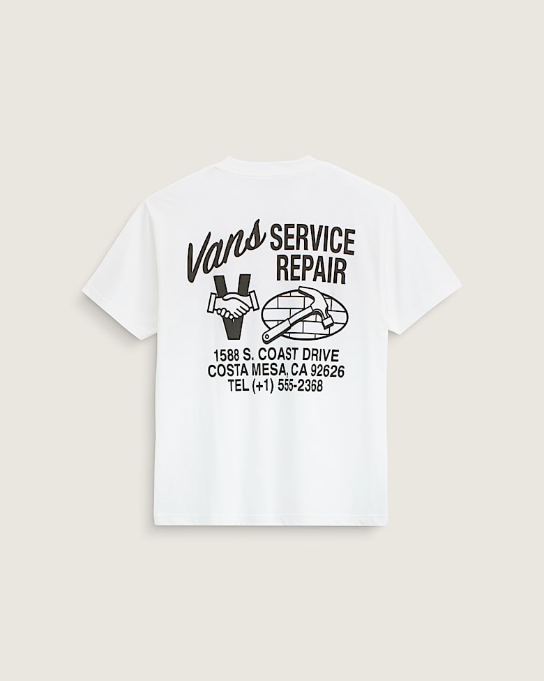 Vans X Thalia Surf Dual Palm T-Shirt in Marshmallow White | Vans