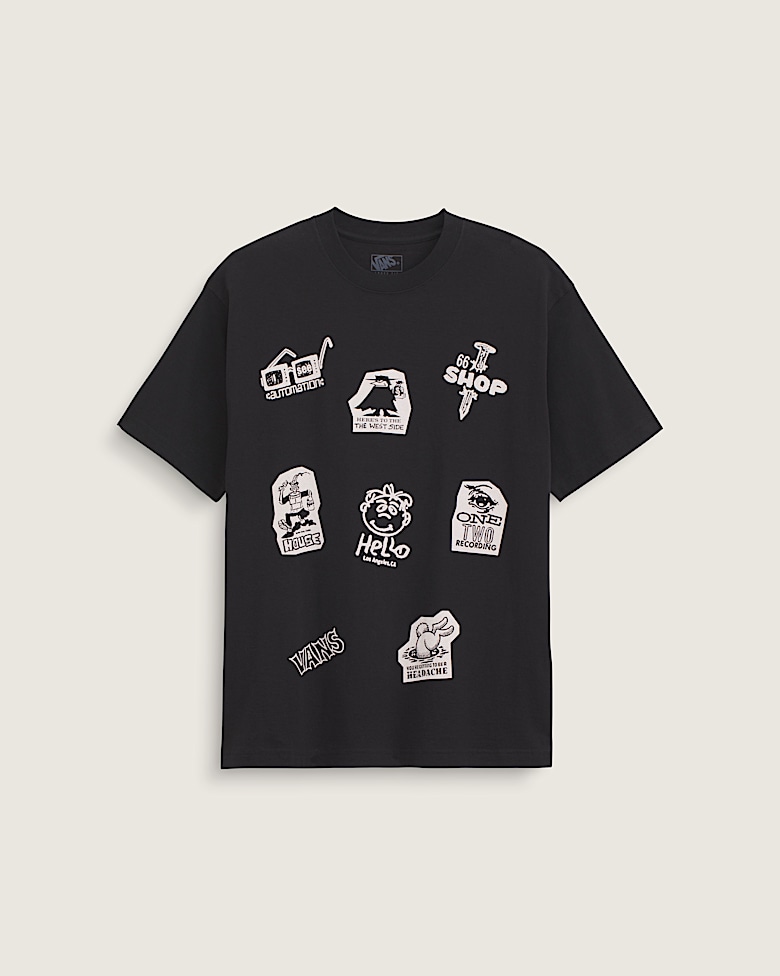 Raccoon Sign T-Shirt in Black | Vans