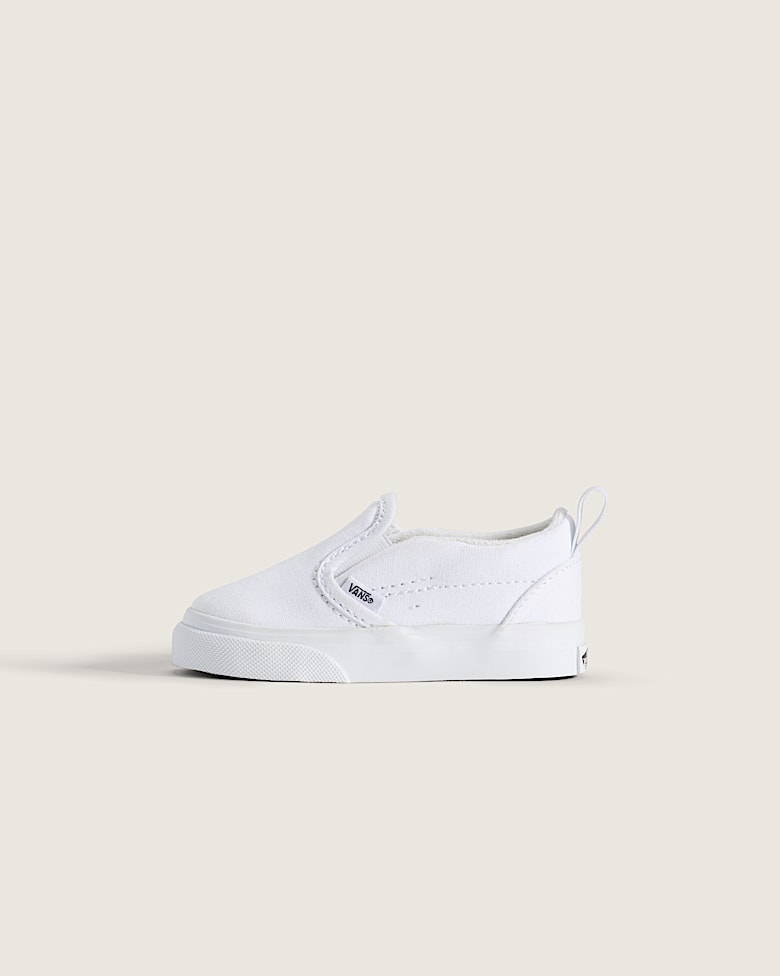 Kids 様 白 Big Kids Classic Slip-On Shoe in True White | Vans