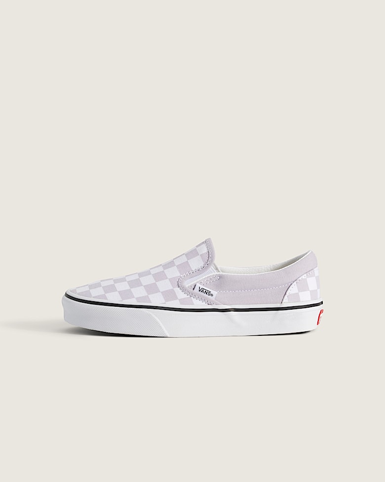 ☆VANS☆ Classic slip-on color tiered checkerboard purple ma New Vans Classic Slip-On Color Theory Checkerboard Purple