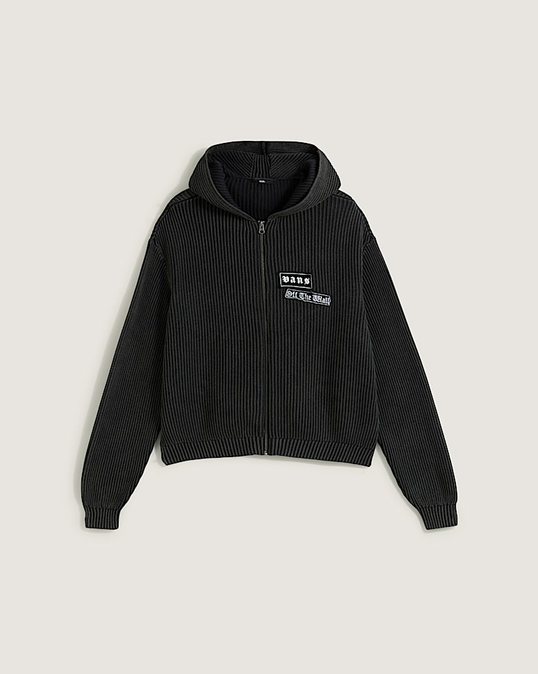 Dual Palm Retro Zip Hoodie