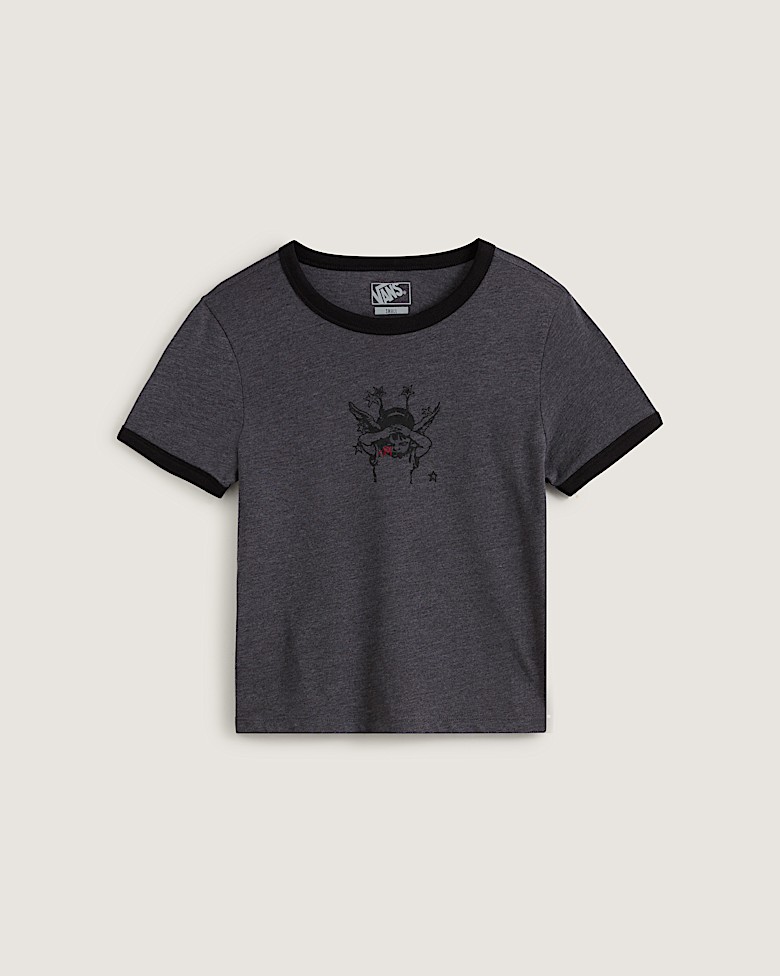 Wing Rush Oversized T-Shirt in Asphalt Grey | Vans