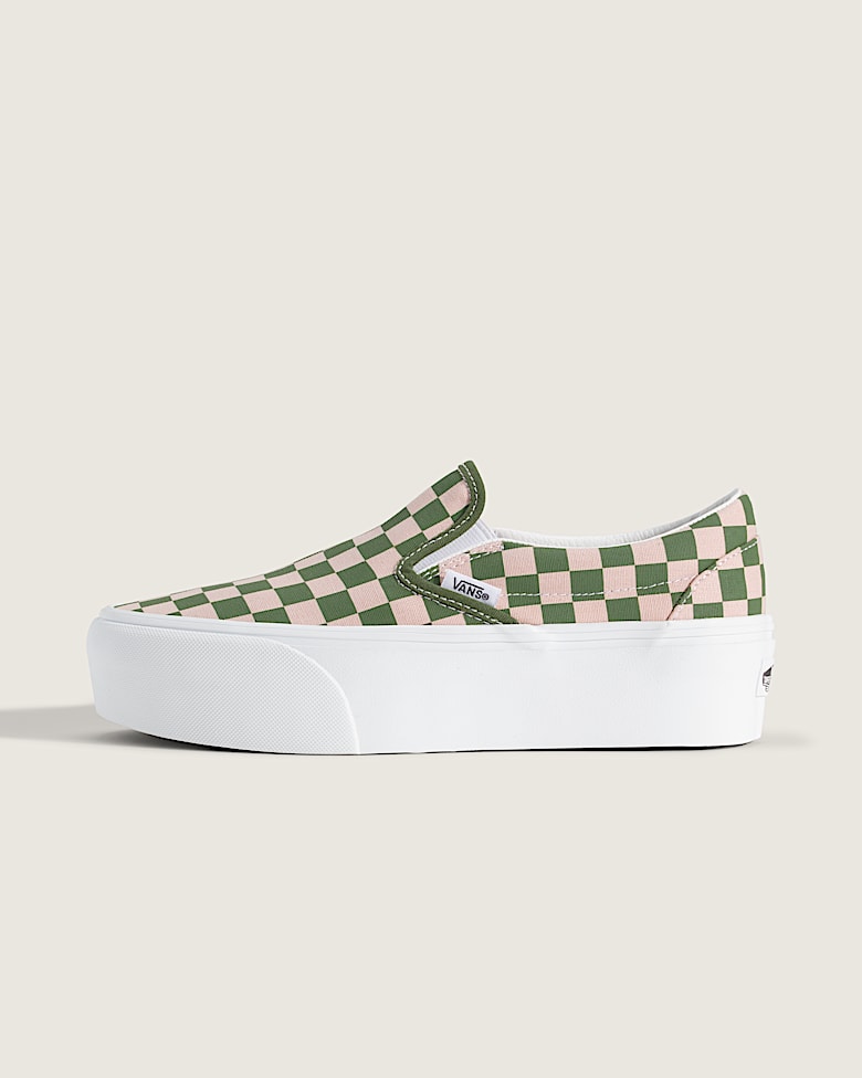 Old Skool Checkerboard Satin Shoe