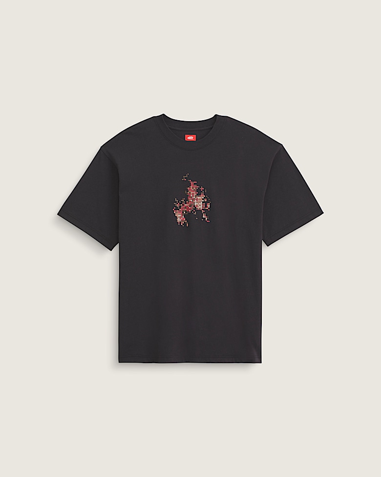 国内配送 VANS CNY HEBI TEE BLACK Left Chest Logo T-Shirt in Black | Vans