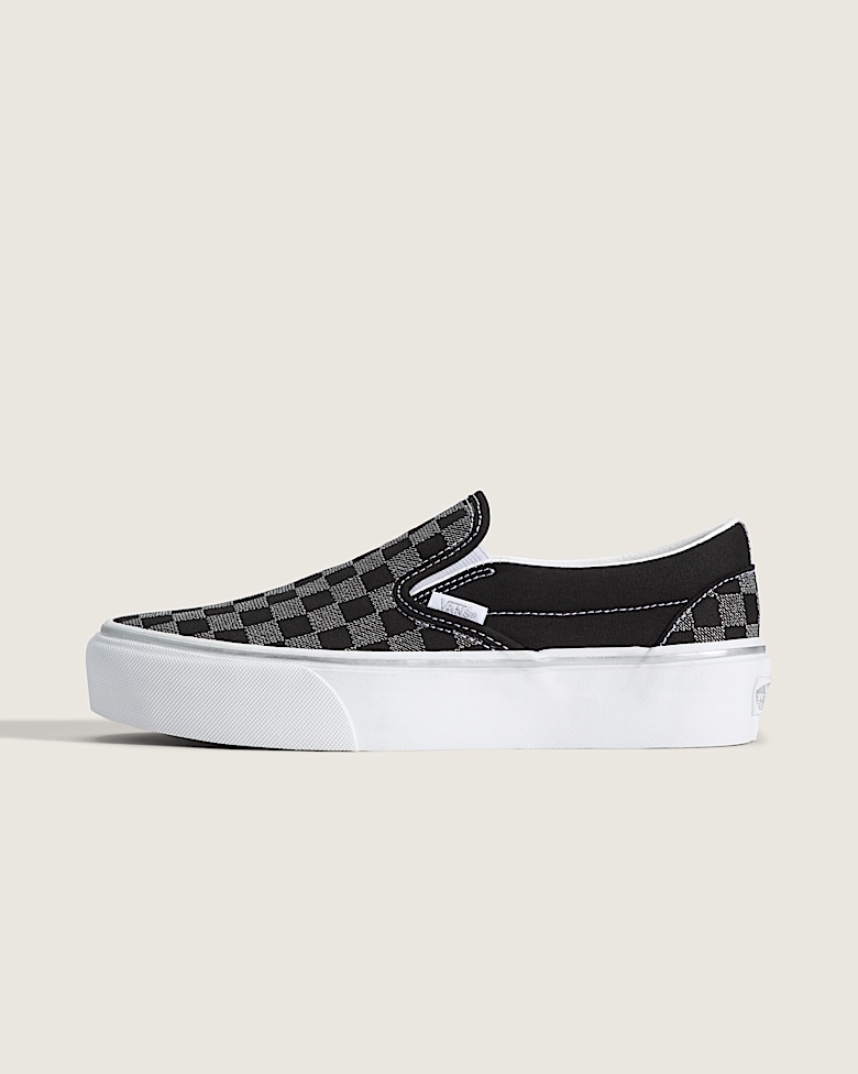 Vans | Classic Checkerboard Slip-On Black/Black Shoe
