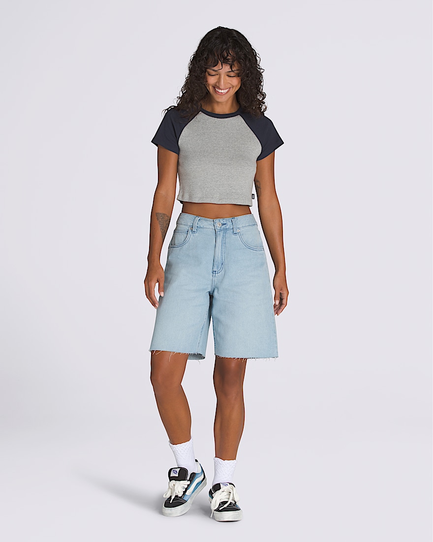 Sirelle CutOff 9 Jorts VANS Light Stonewash Blue ALT1
