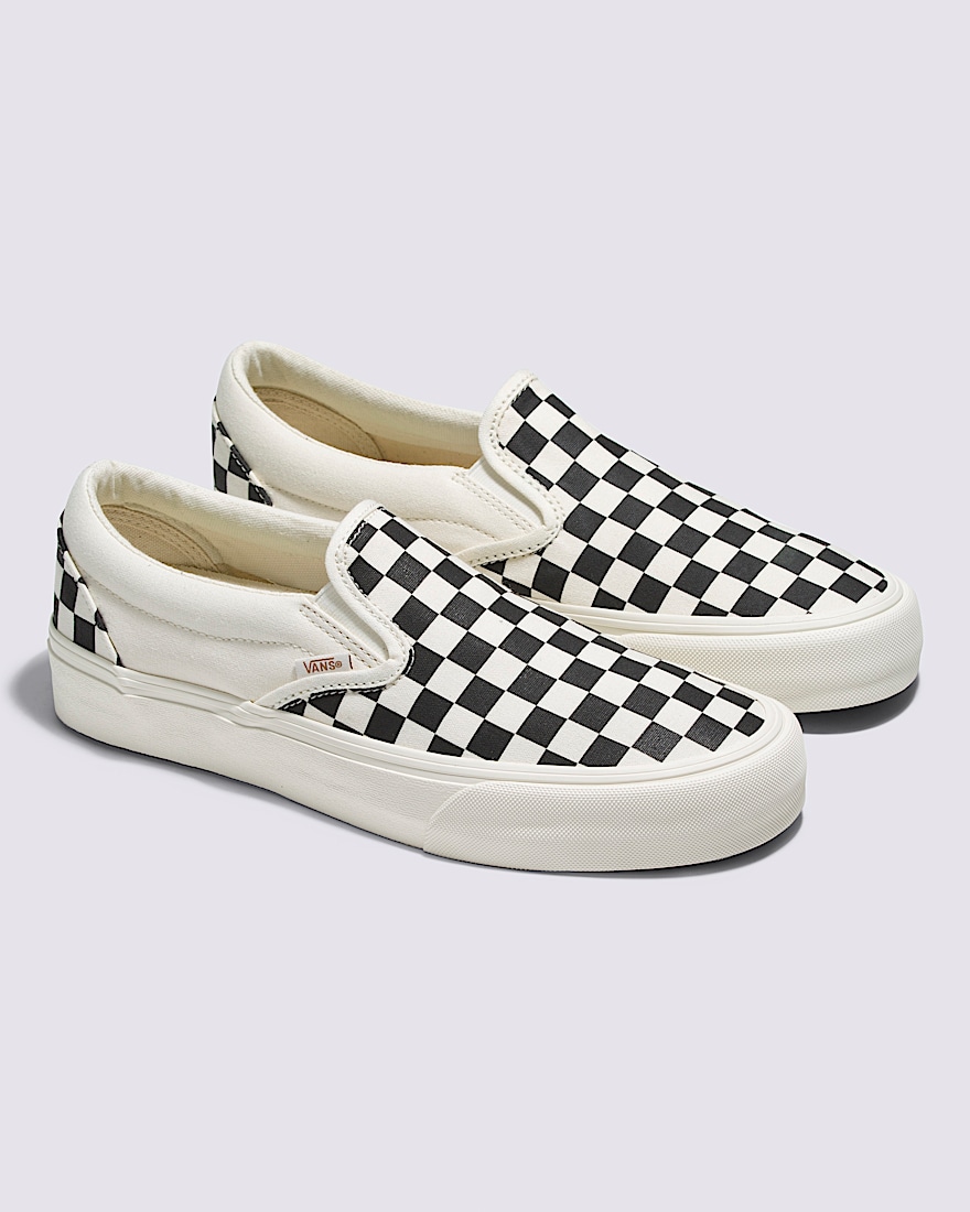 Chaussure SlipOn VR3  damier VANS Noir  Blanc Marshmallow ALT1