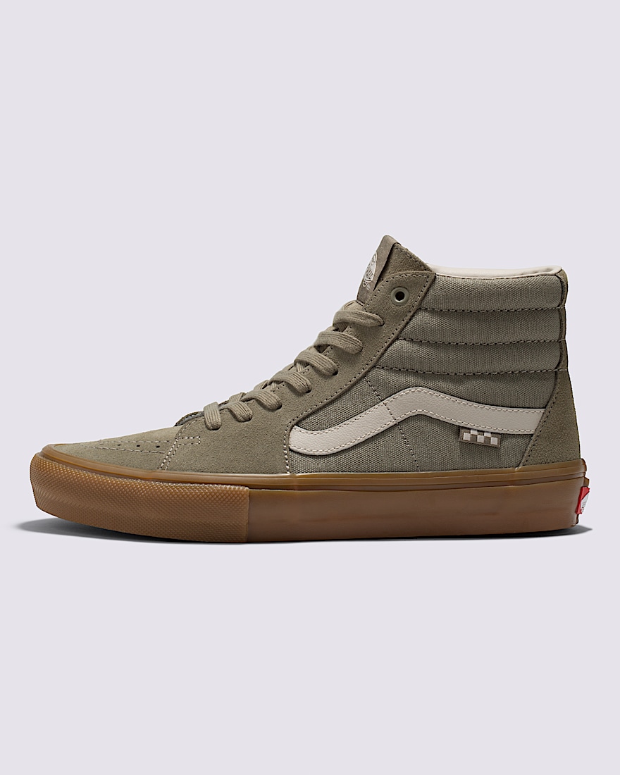 Skate Sk8Hi Shoe VANS Khaki  Gum HERO