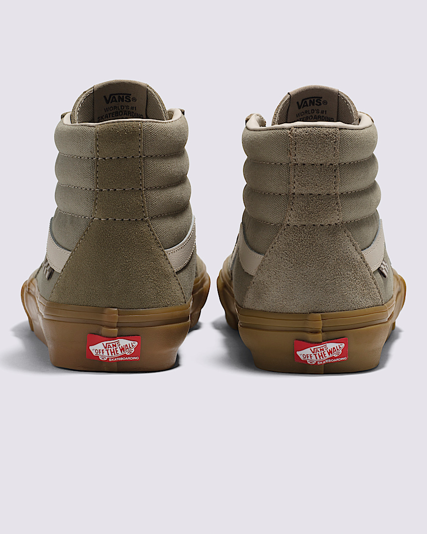 Skate Sk8Hi Shoe VANS Khaki  Gum ALT3