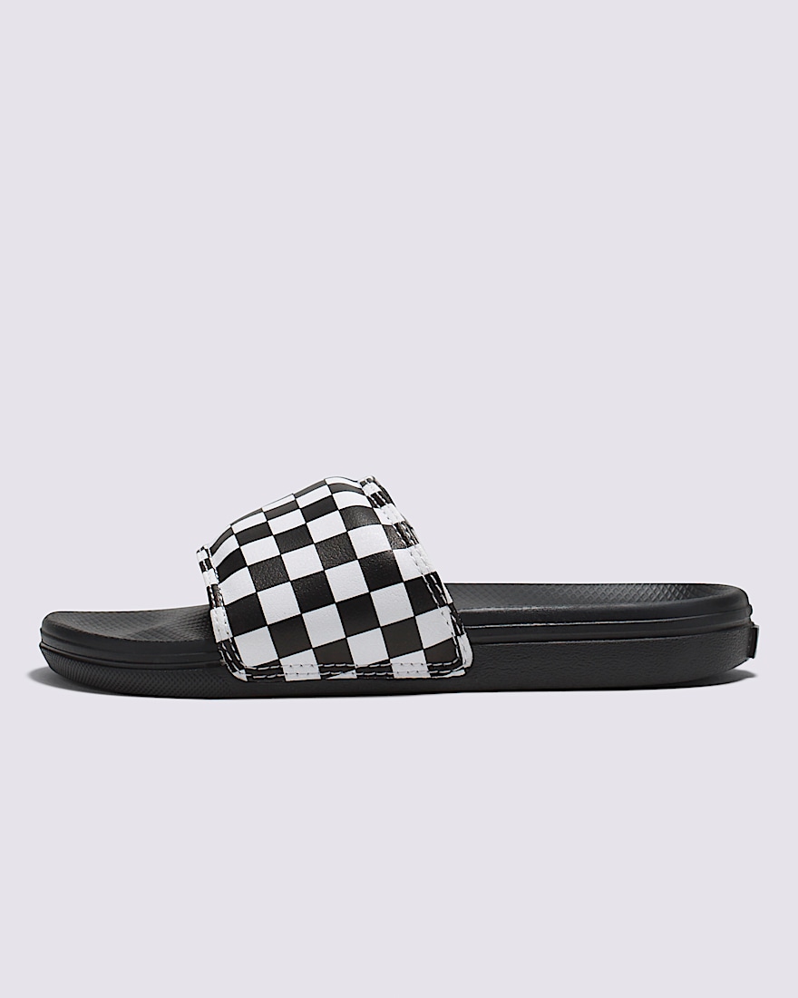 Little Kids La Costa Checkerboard Slide VANS Checkerboard White HERO