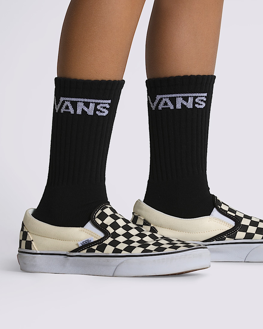 Kids Classic Crew Socks 3Pack VANS Black ALT1
