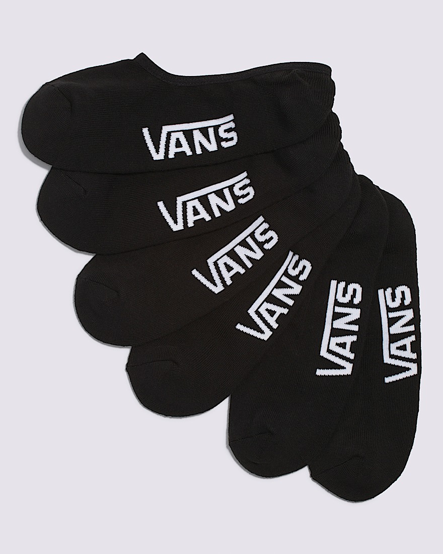 Classic Super No Show Socks 3Pack VANS Black HERO