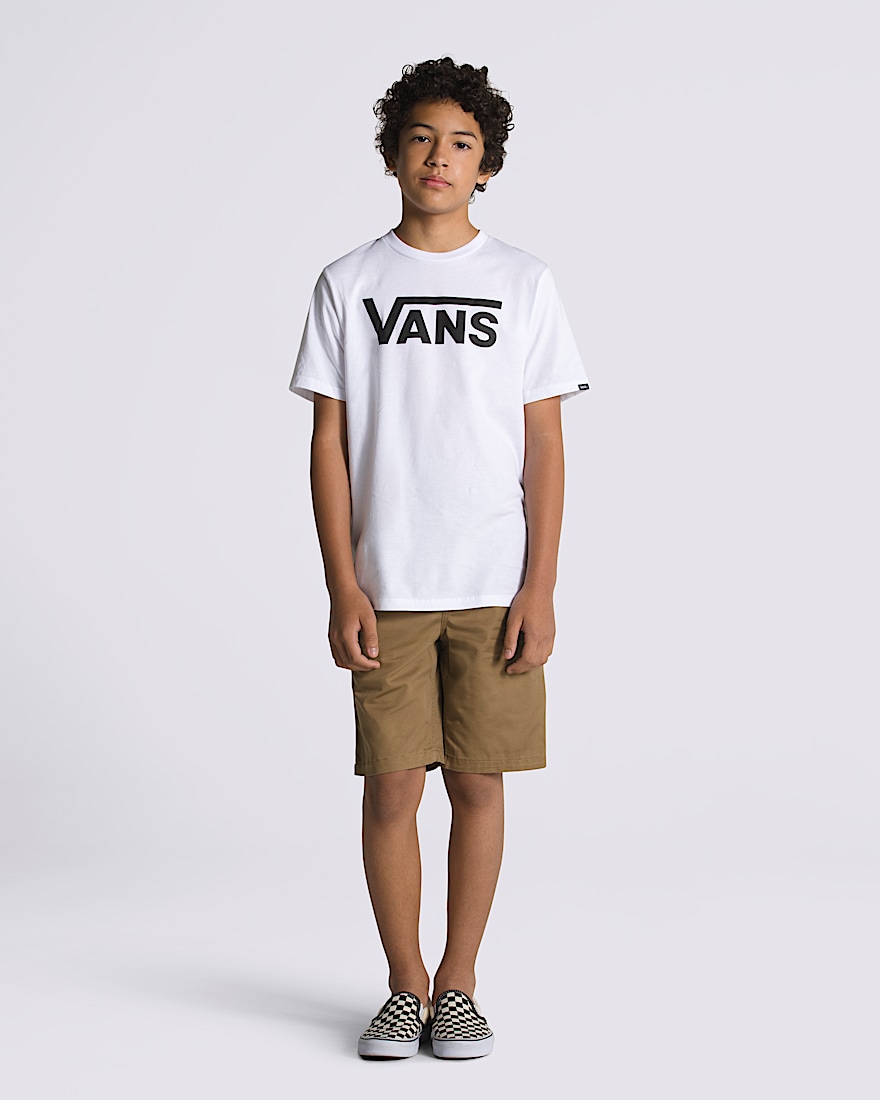 Kids Vans Classic TShirt VANS White  Black ALT2
