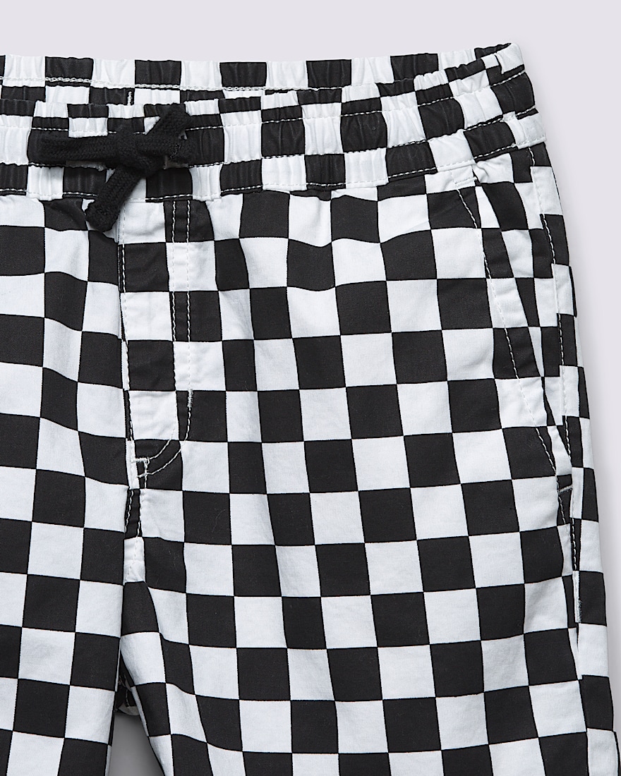 Kids Range Elastic Waist Shorts VANS Black  White ALT3