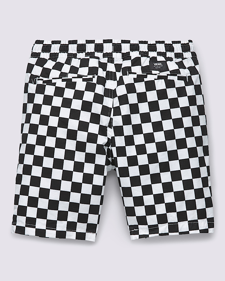 Kids Range Elastic Waist Shorts VANS Black  White ALT5