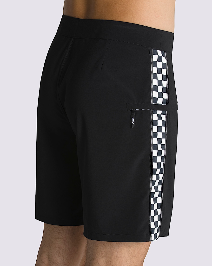 Daily 18 Checkerboard Boardshorts VANS Checkerboard Black ALT1