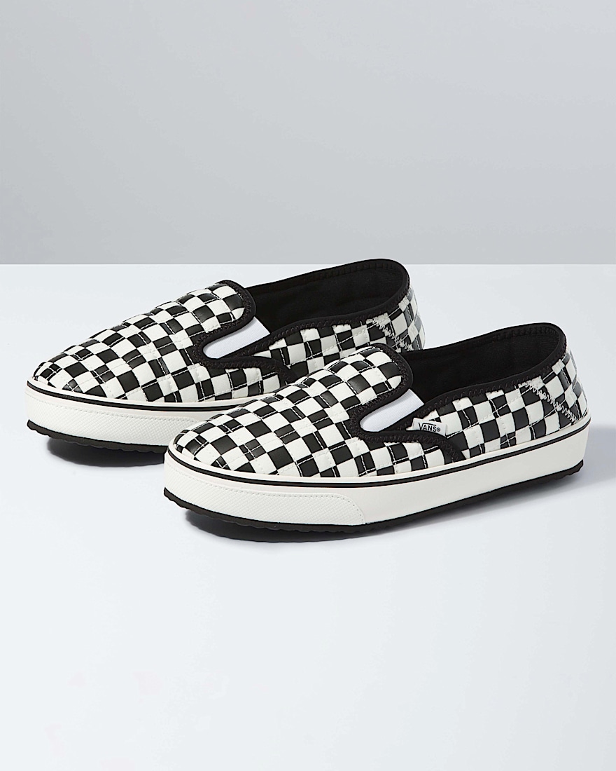 SlipEr 2 Checkerboard Shoe VANS Black Classic White HERO