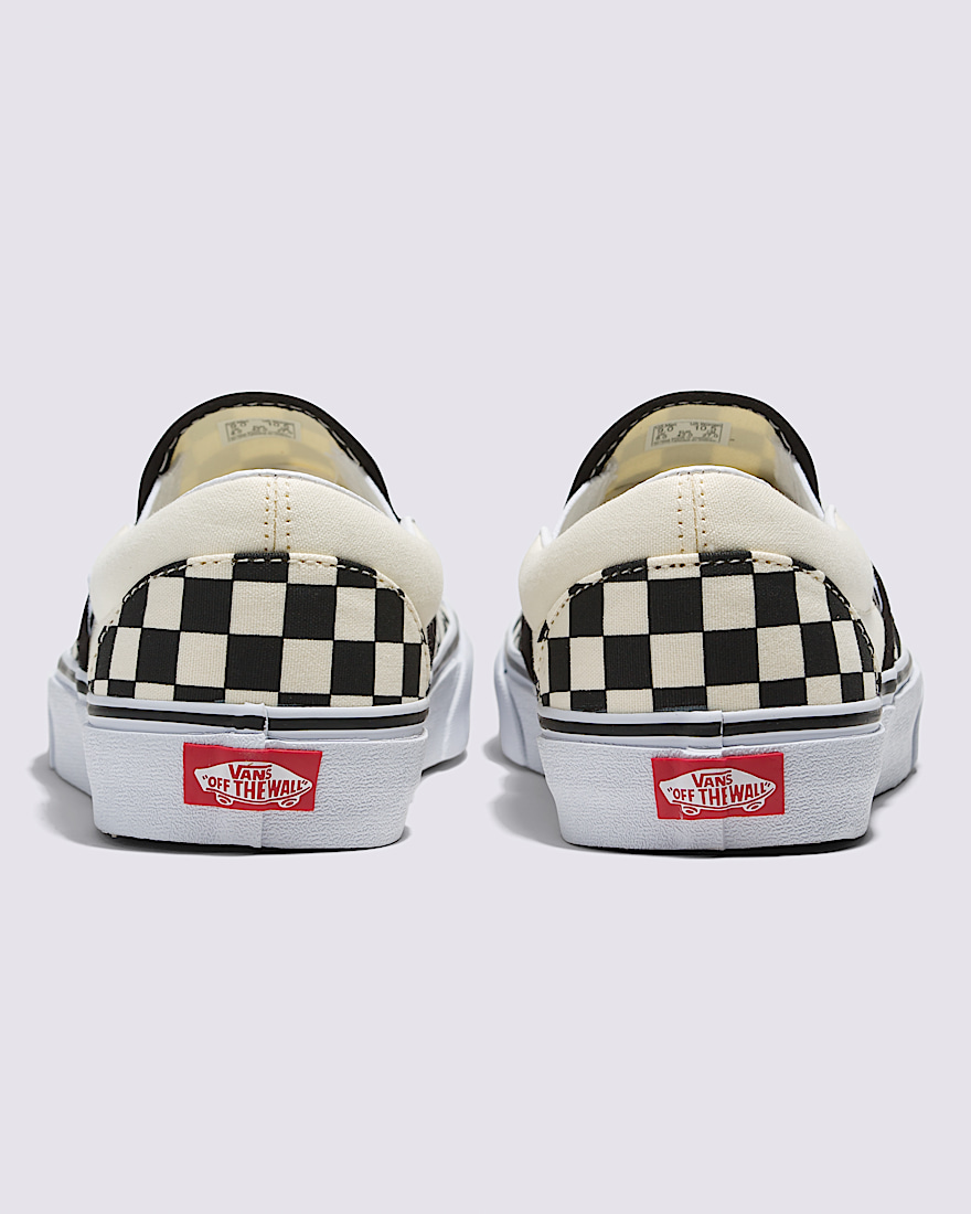 Classic Slip-On Wide Checkerboard Shoe