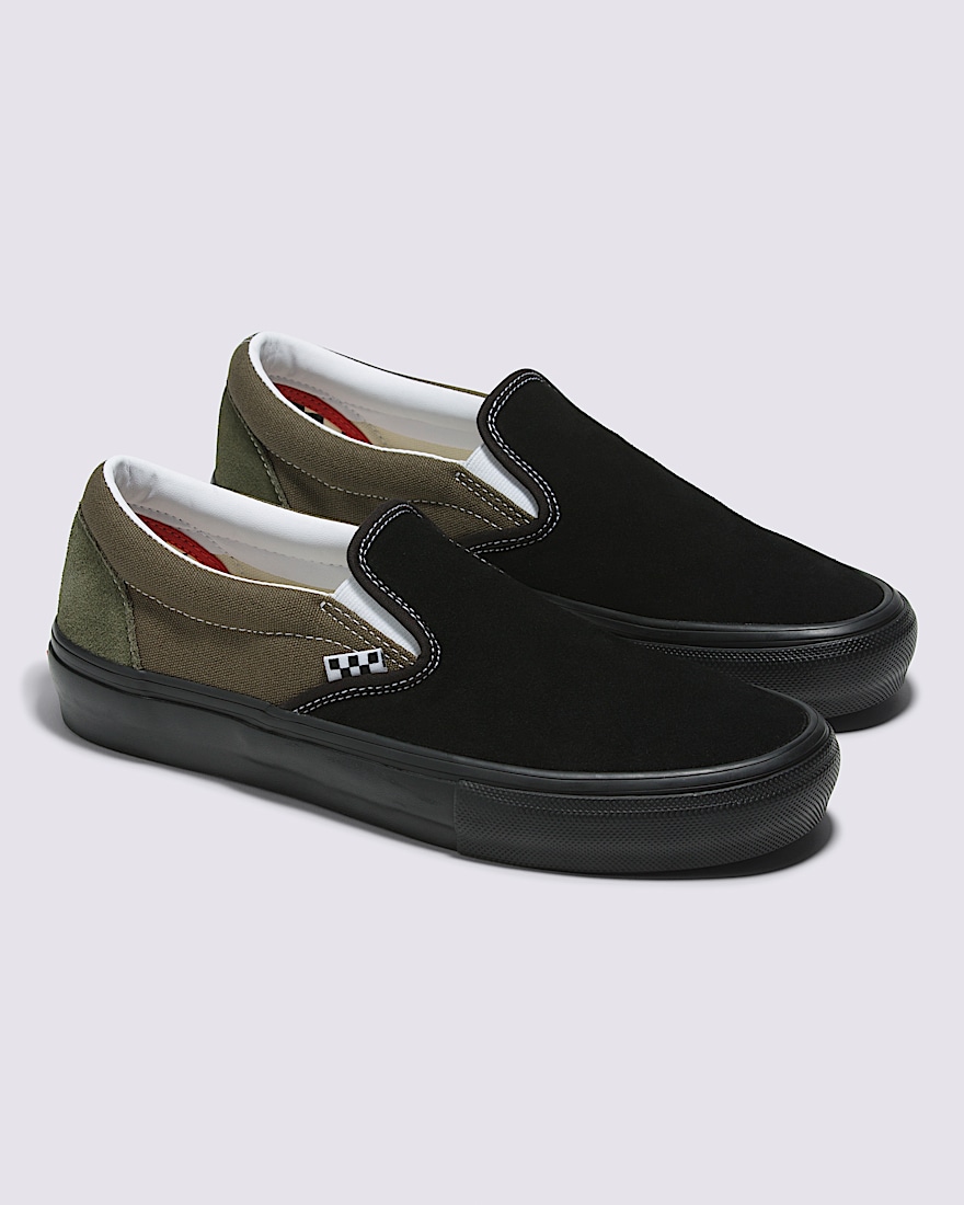 Skate SlipOn Shoe VANS Black Grape Leaf ALT1