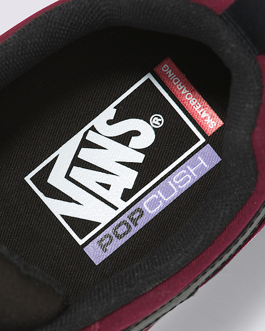 Skate Kyle Walker Wafflecup Shoe VANS Port Royale Red  True White ALT4