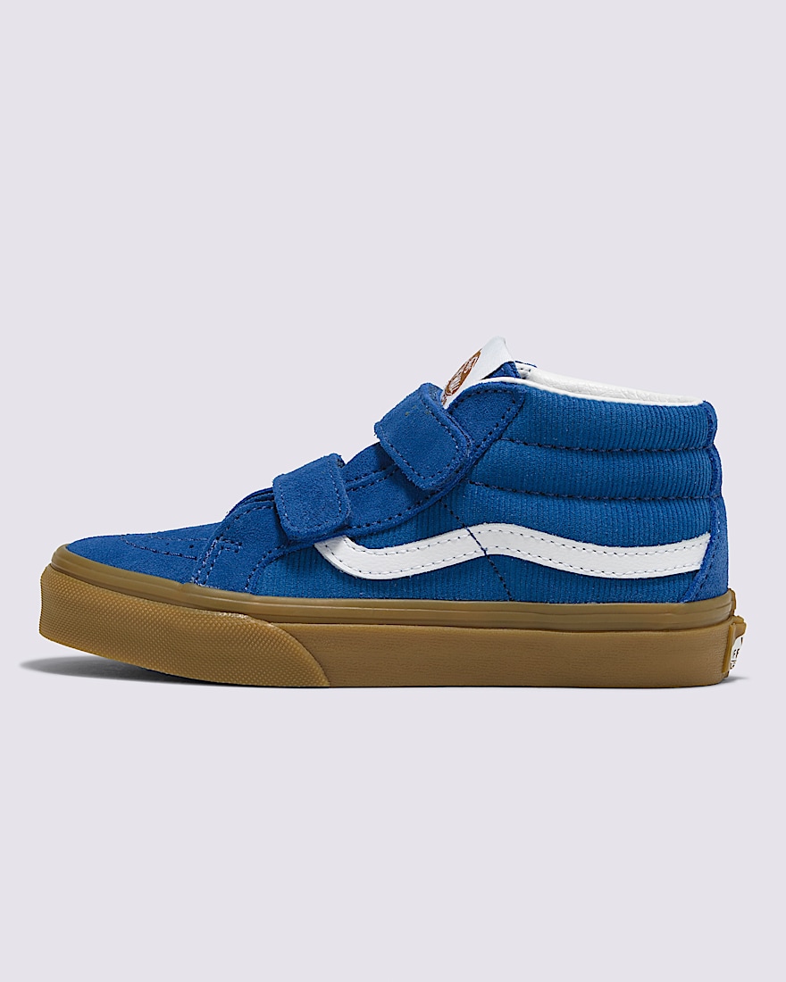Little Kids Sk8Mid Reissue V Corduroy Shoe VANS Blue  Gum HERO
