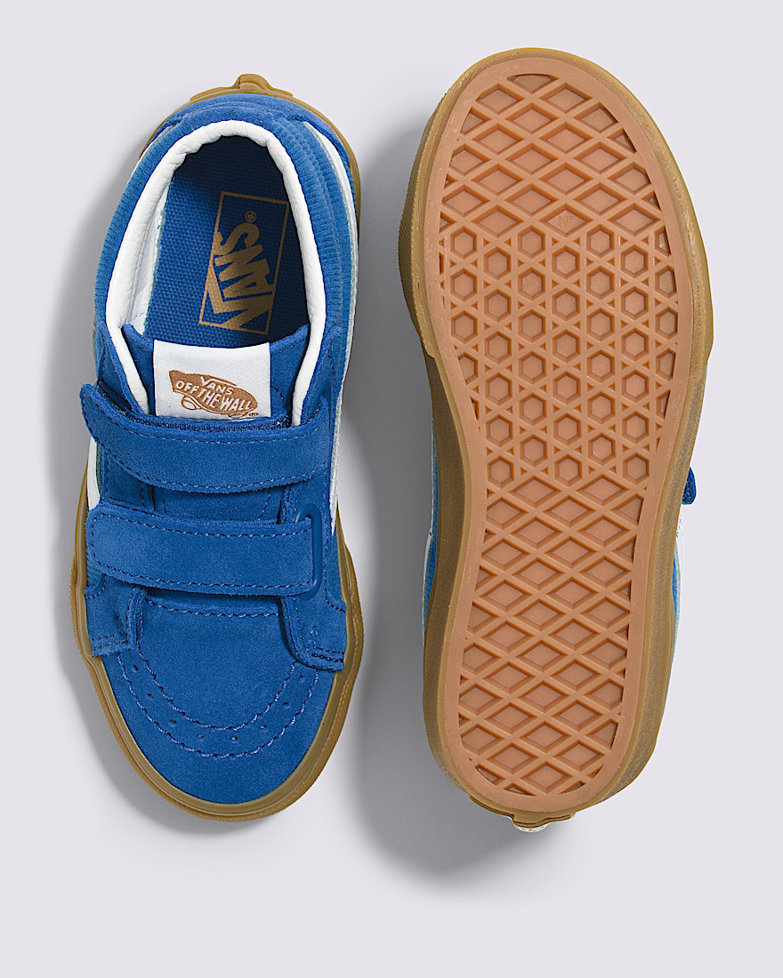 Little Kids Sk8Mid Reissue V Corduroy Shoe VANS Blue  Gum ALT2