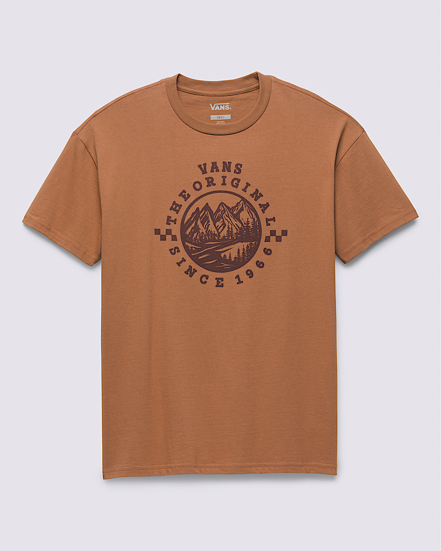 Mountain Circle Oversized TShirt VANS Mocha Bisque Brown ALT3