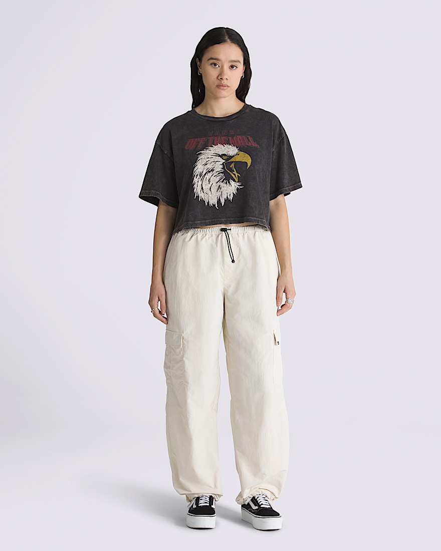 Riley Cargo Parachute Pants VANS Turtledove White ALT1