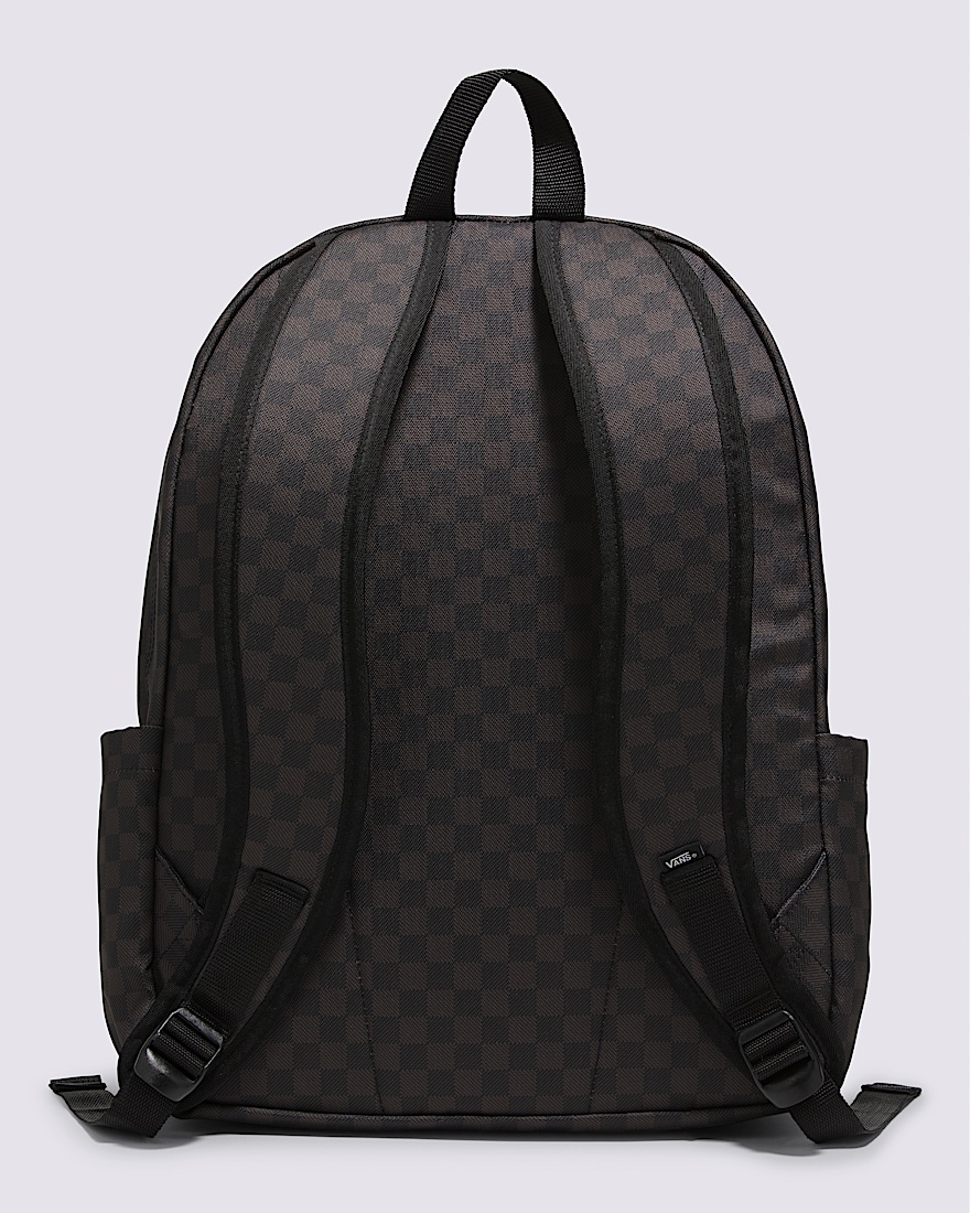 Old Skool Checkerboard Backpack VANS Checkerboard Black  Charcoal Grey ALT5