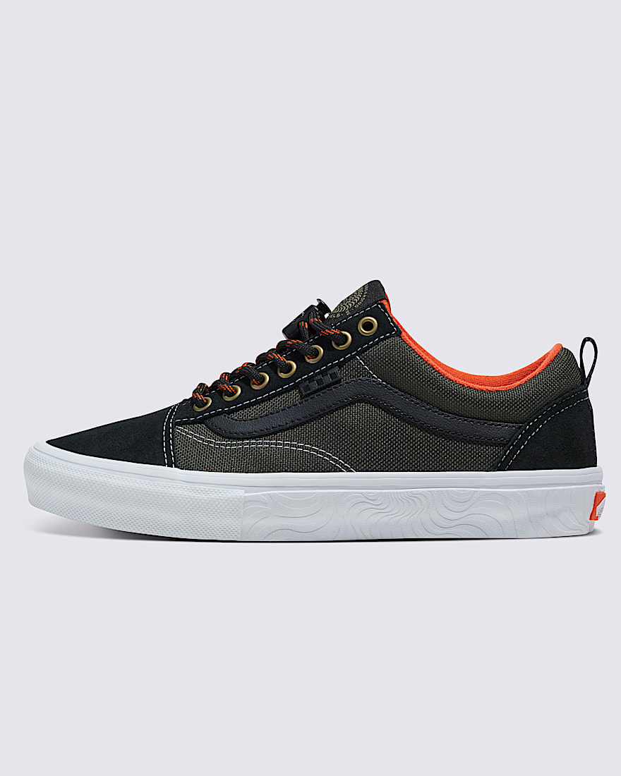 Vans X Spitfire Wheels Skate Old Skool Shoe VANS Black  Flame Orange HERO