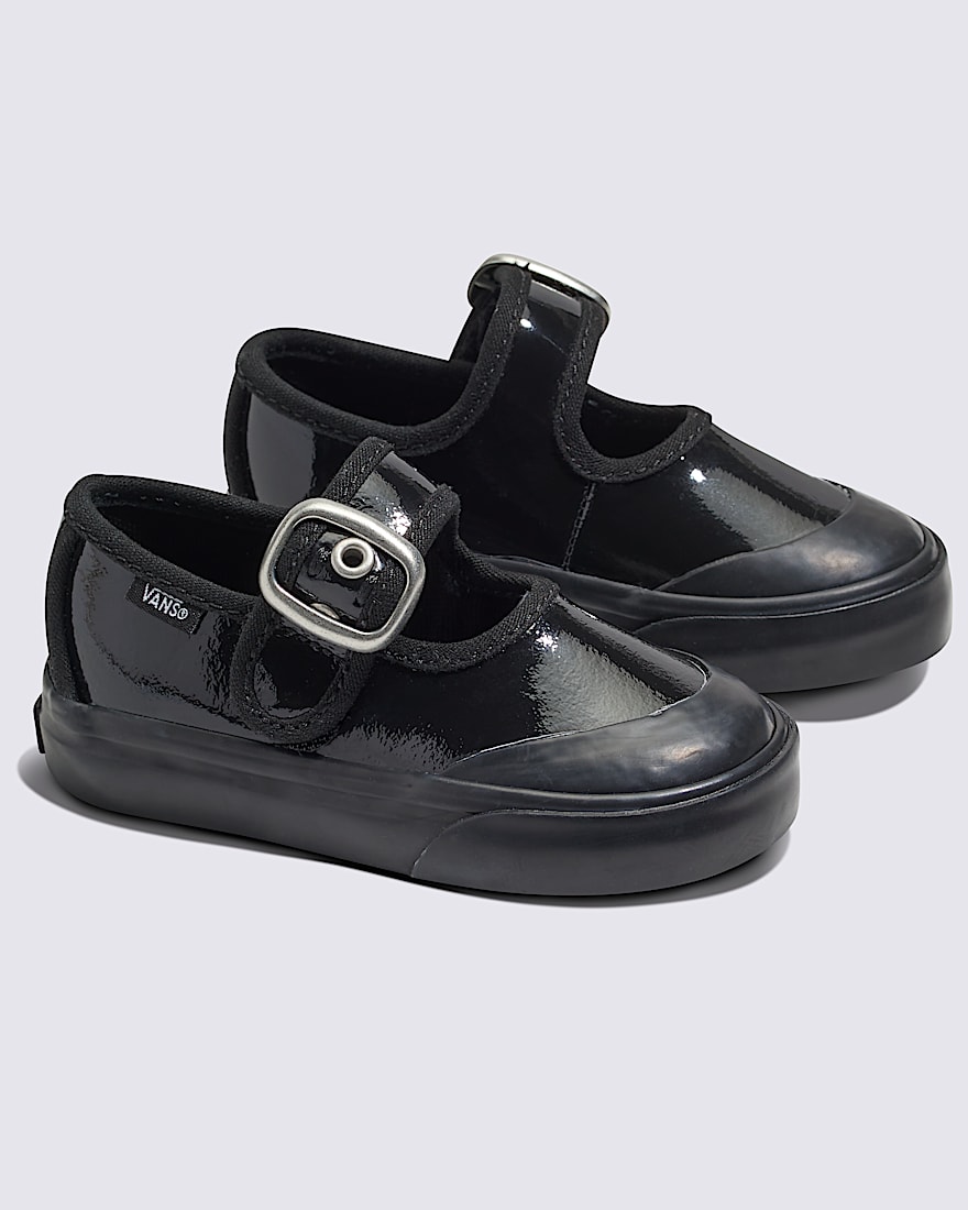 Toddler Mary Jane Shoe VANS Gothic Shine Black ALT1