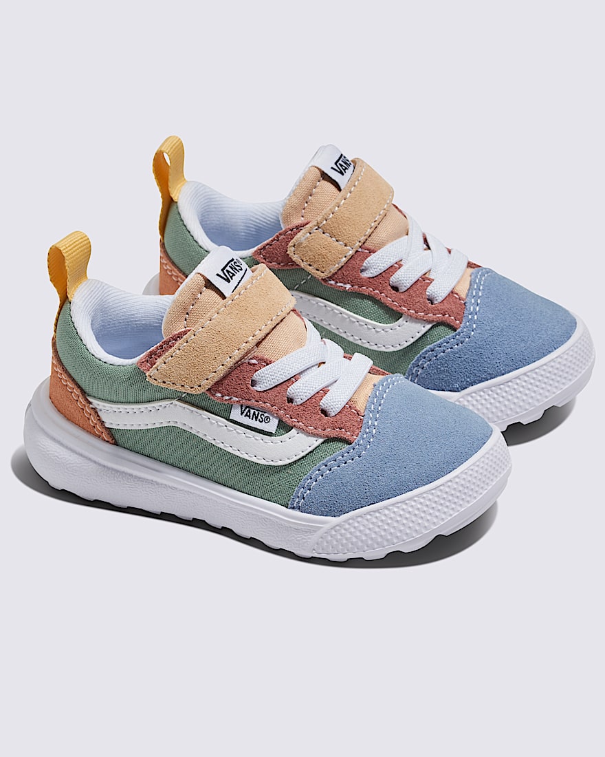Toddler UltraRange V Shoe VANS Pastel Blue Green Orange ALT1