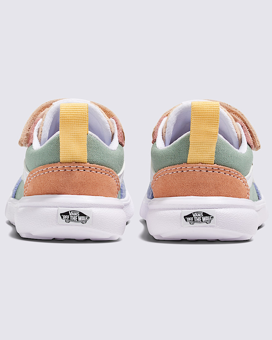 Toddler UltraRange V Shoe VANS Pastel Blue Green Orange ALT3