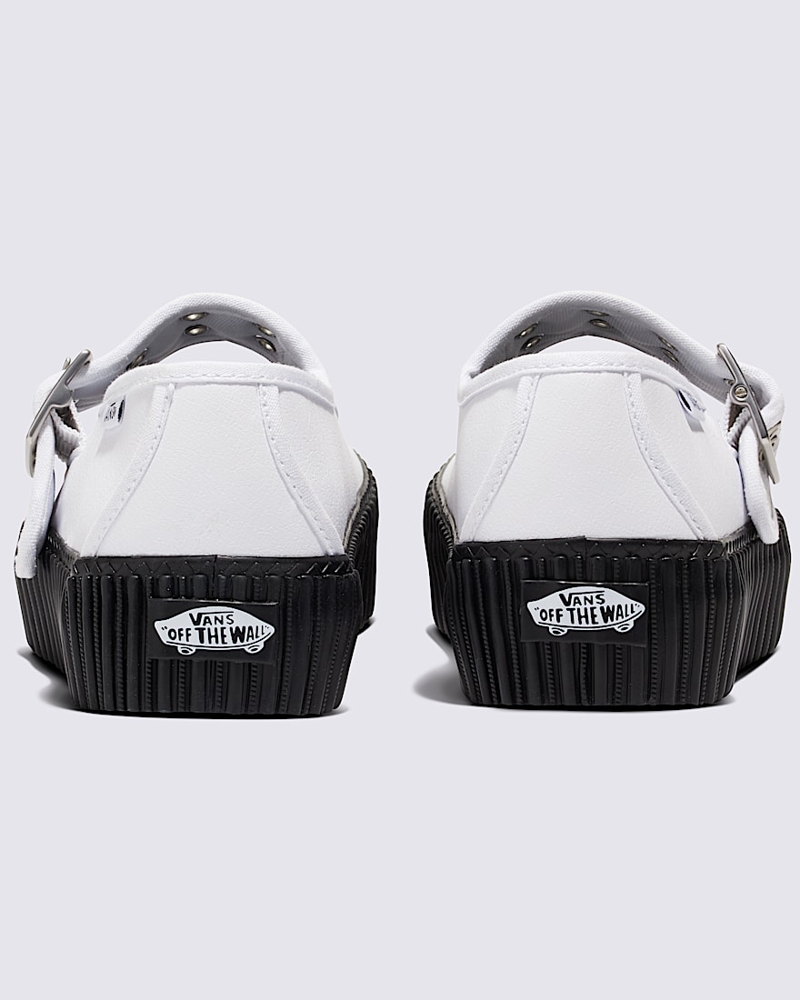 Mary Jane Creeper Shoe VANS Grunge Ballet White ALT3